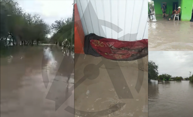  Comunidad en Matehuala se inunda tras fuertes lluvias