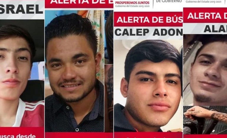  Israel, Jorge, Alan y Calep cumplen tres meses desaparecidos