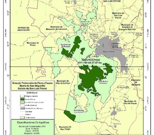  Declaran Sierra de San Miguelito Área Natural Protegida: 111,160.44 has.