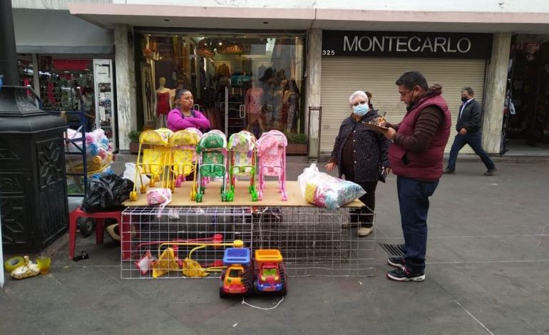  Niegan que exceso de ambulantes en el Centro Histórico sea culpa de la administración anterior