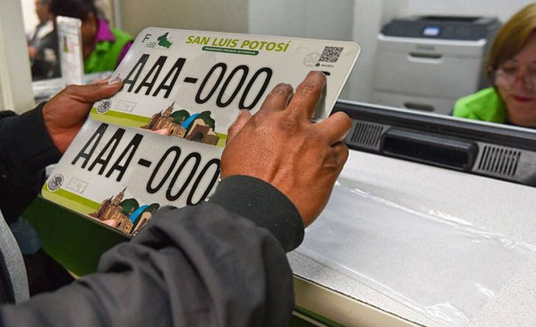  Entrega de placas gratuitas comenzará este lunes