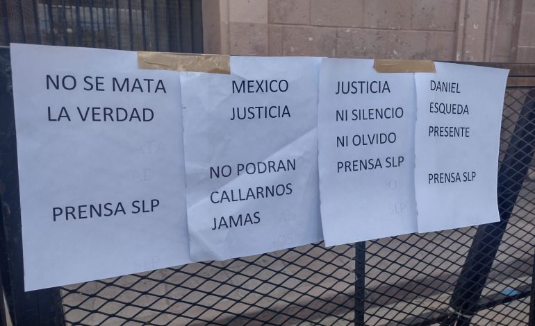  Periodistas potosinos exigen seguridad ante asesinato de compañera en Tijuana