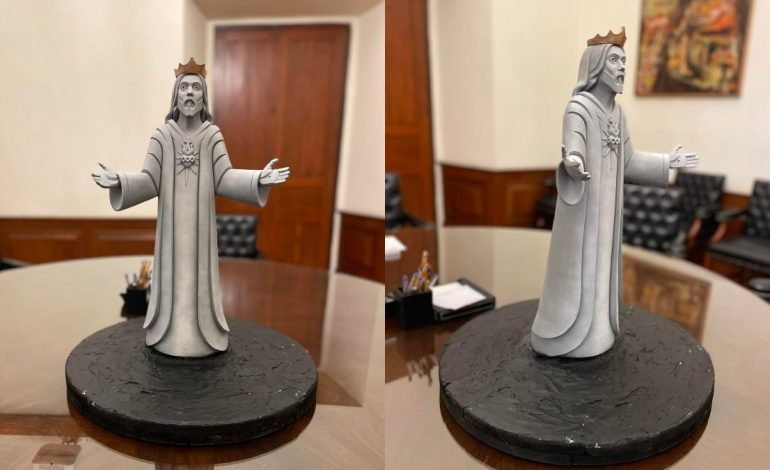  Reubican imagen del Cristo Rey en proyecto de la Joya Honda en Soledad