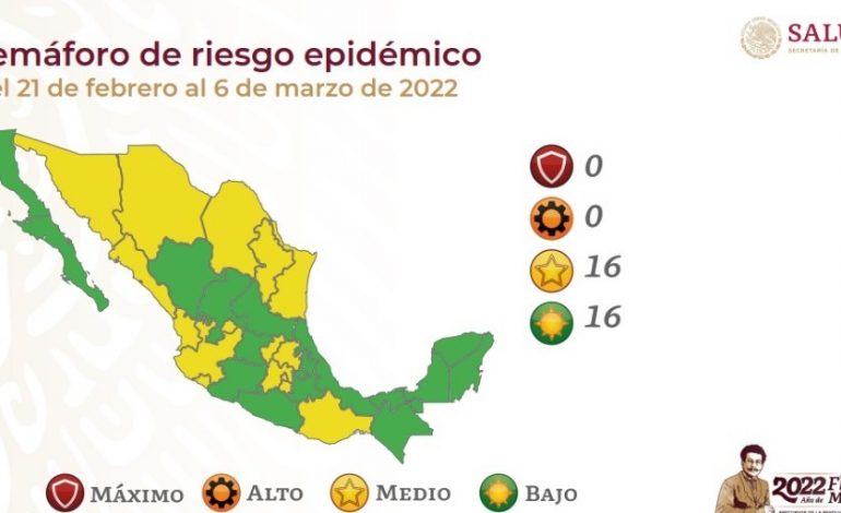  SLP cambia a semáforo verde