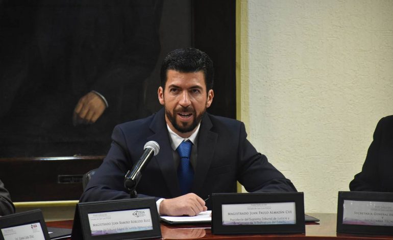  STJE analizará resolución de juzgado por denuncia contra Almazán Cué