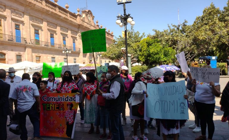  Mujeres indígenas recriminan actuar del Congreso; denuncian olvido de los diputados