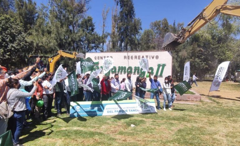  Arranca rehabilitación del Parque Tangamanga II (video)