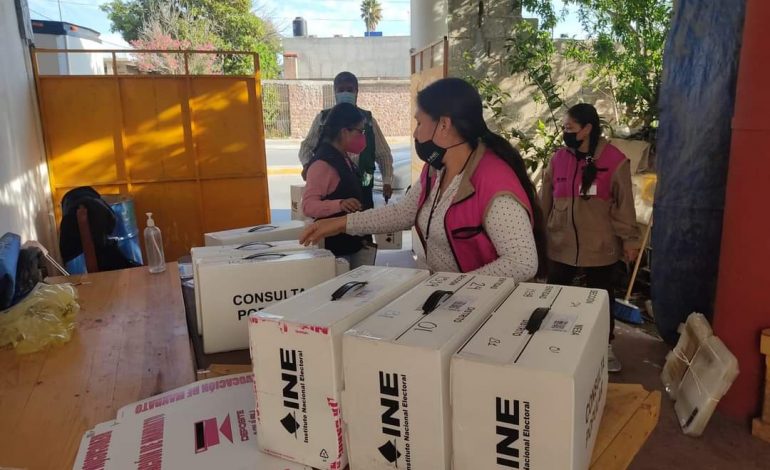  Roban 5 mil boletas para la revocación de mandato en SLP