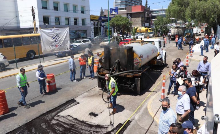  Comienza rehabilitación de avenida Venustiano Carranza