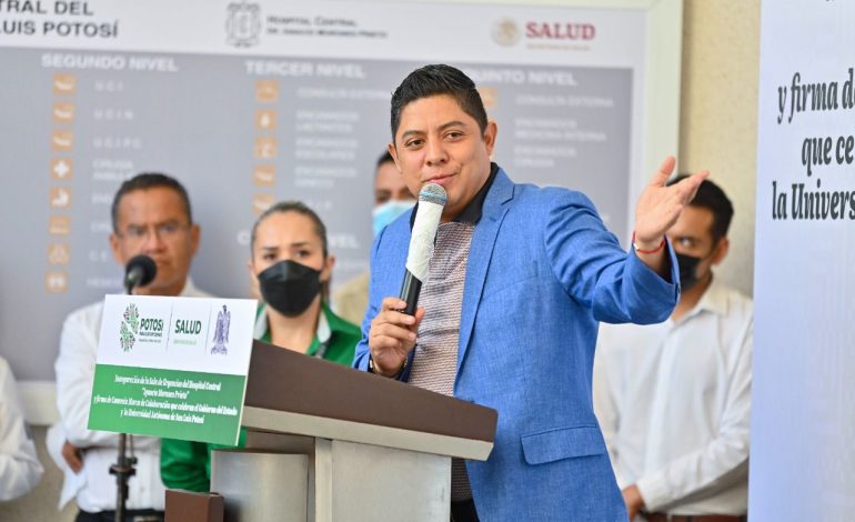  Asegura Gallardo que SLP aún no tiene problemas de sequía