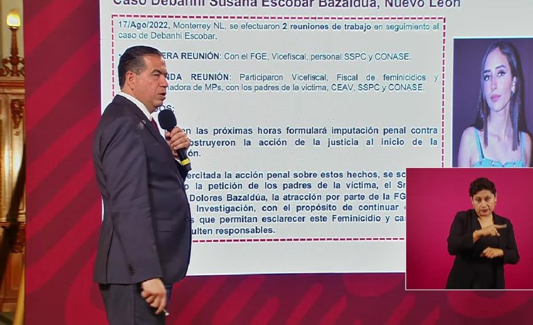  FGR atraerá el caso de Debanhi Escobar