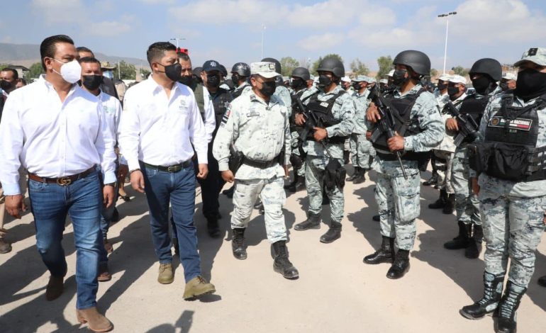 Guardia Nacional envió 120 agentes a SLP; todos están en la Fenapo