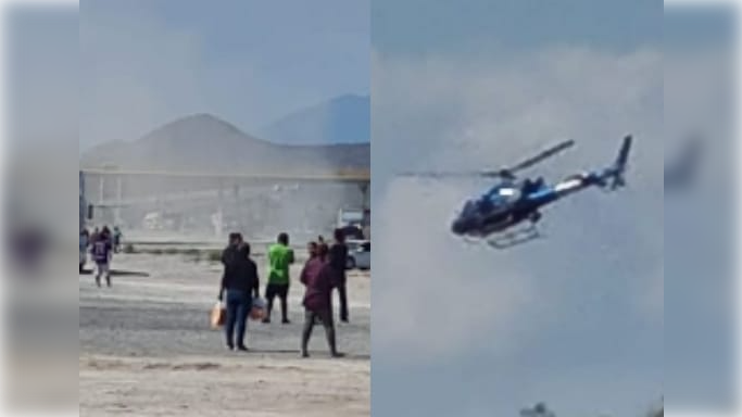  Por tierra y aire, Guardia Civil enfrentó a un grupo armado en El Huizache