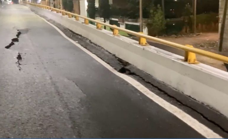  Un cálculo mal hecho provocó hundimiento en el Circuito Potosí: especialista (video)