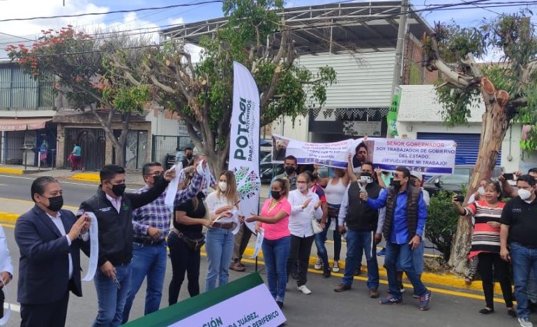  Gallardo acusa a lideresa del SITTGE de “mandar” manifestantes