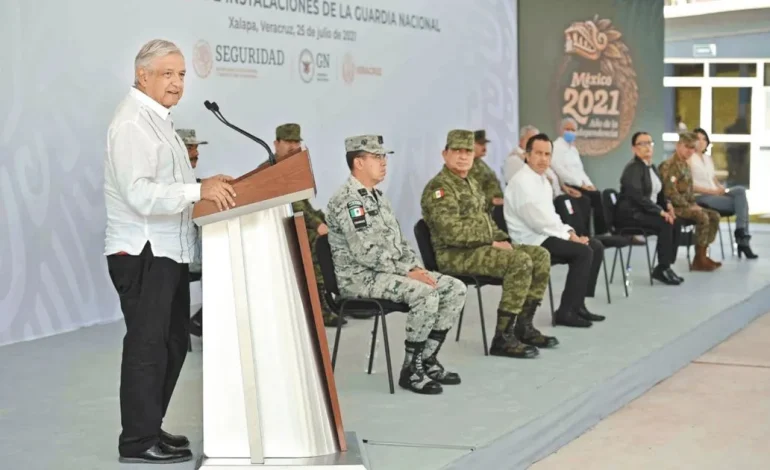  AMLO agradece a diputados reforma a la Guardia Nacional