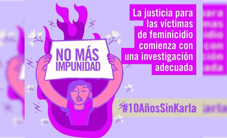  Amnistía Internacional impartirá ponencia en memoria de Karla Pontigo