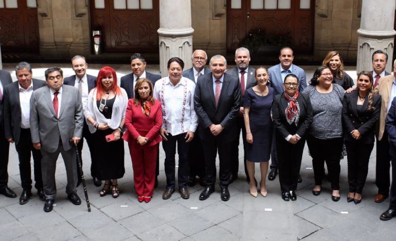  Gallardo y gobernadores de la 4T respaldan reforma electoral