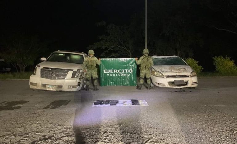  Incautan arsenal y hasta un vehículo blindado tras tiroteos en la Huasteca