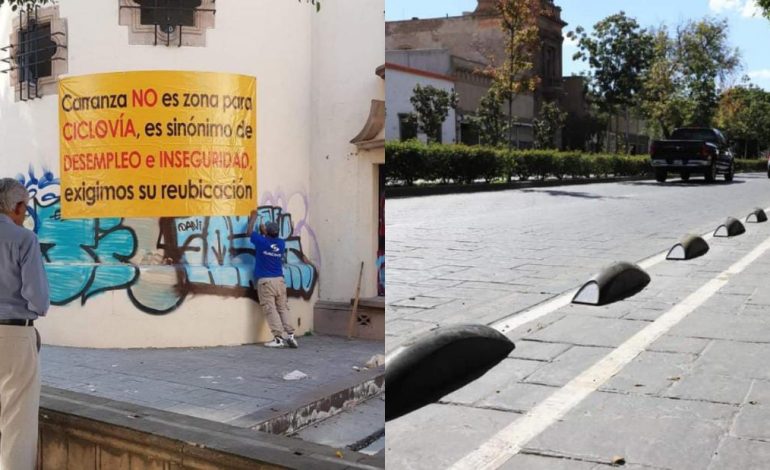  Un derecho, protesta contra ciclovía en Carranza: Galindo