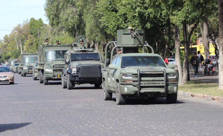  Arribaron 300 elementos del Ejército a San Luis Potosí