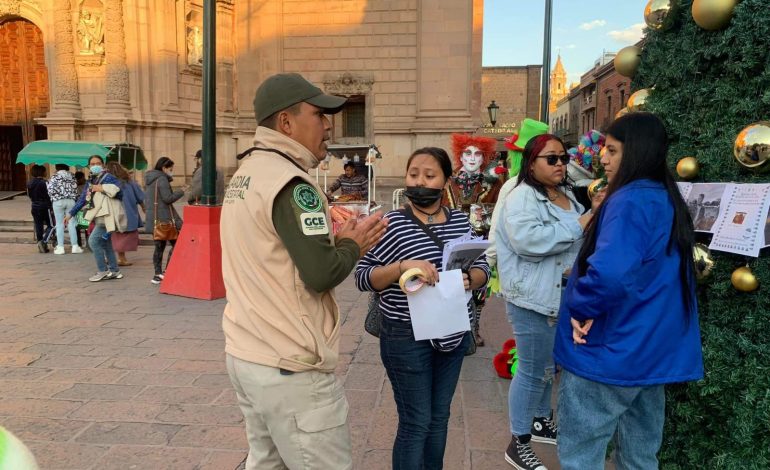  (VIDEO) Guardia Civil amenazó a activistas que protestaban contra deudores alimentarios en SLP