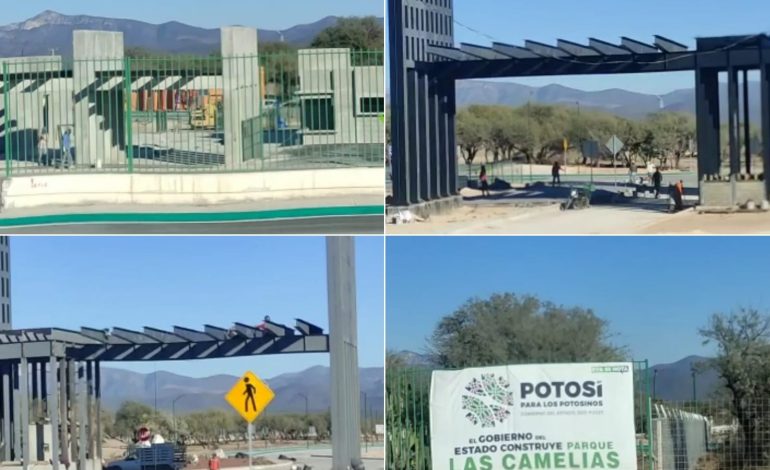  Seduvop incumple con plazo para entregar el parque “Las Camelias” en Matehuala