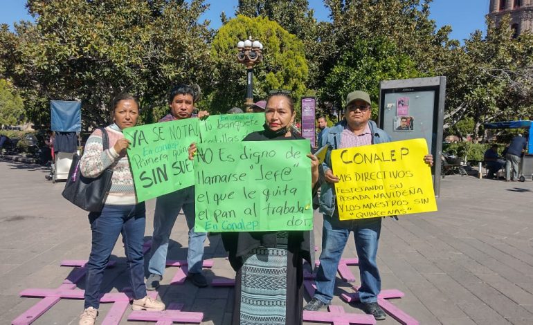  Conalep adeuda quincena y prestaciones a 250 trabajadores en SLP