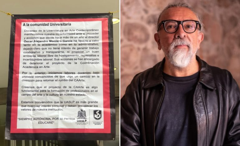  Docentes piden destituir al director de la CAArte de la UASLP