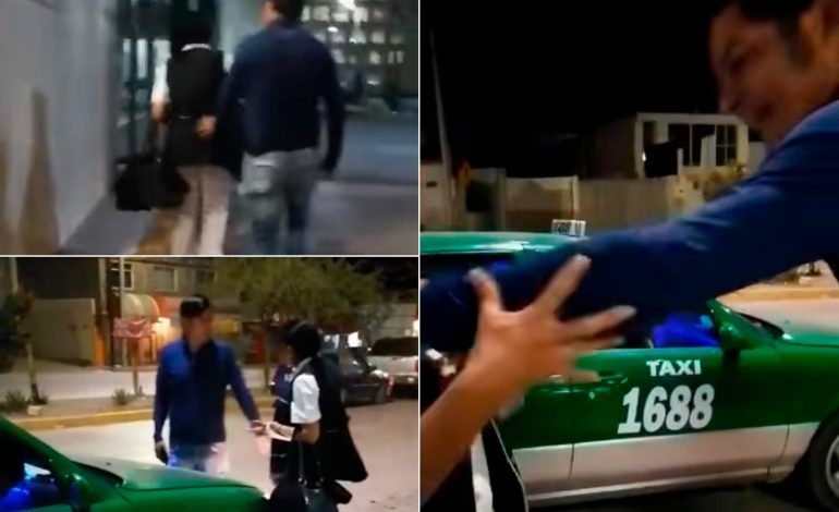  “Te voy a venir a buscar”: exhiben agresión de taxista a mujer en SLP (VIDEO)