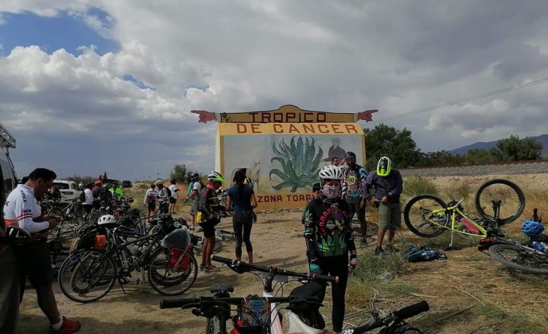  Ciclistas rechazan cobro en la Rodada Autogestiva a Real de Catorce