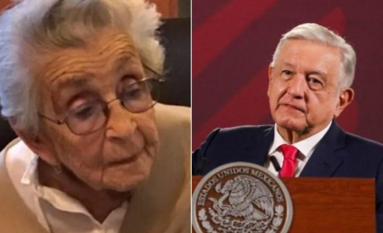  AMLO envía su pésame a la familia de Conchita Calvillo