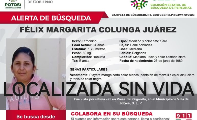  Impune, feminicidio de Margarita en Villa de Reyes; sospechoso acosa a hijas de víctima