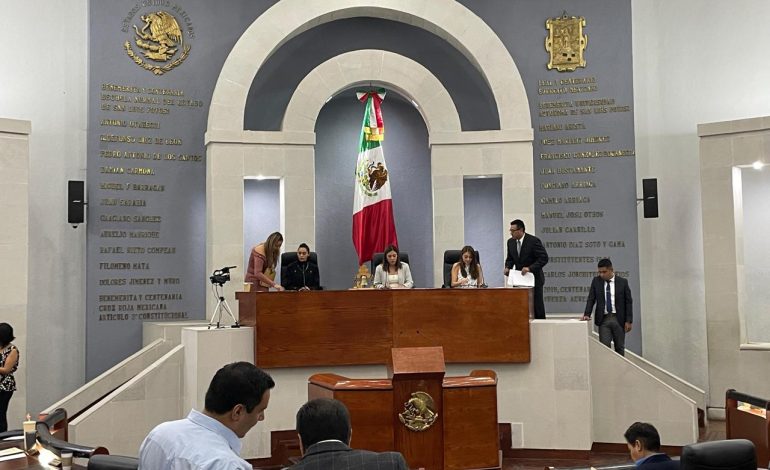  Instalan Diputación Permanente en el Congreso de SLP