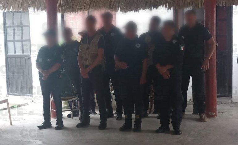  Detienen a policías de San Vicente Tancayulab; los acusan de colaborar con grupos delictivos