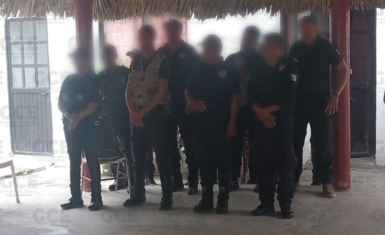  Detienen a policías de San Vicente Tancayulab; los acusan de colaborar con grupos delictivos