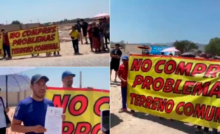  (VIDEO) Desarrolladores “imponen” venta de lotes en “La Tiendita”, en San Juan de Gpe.