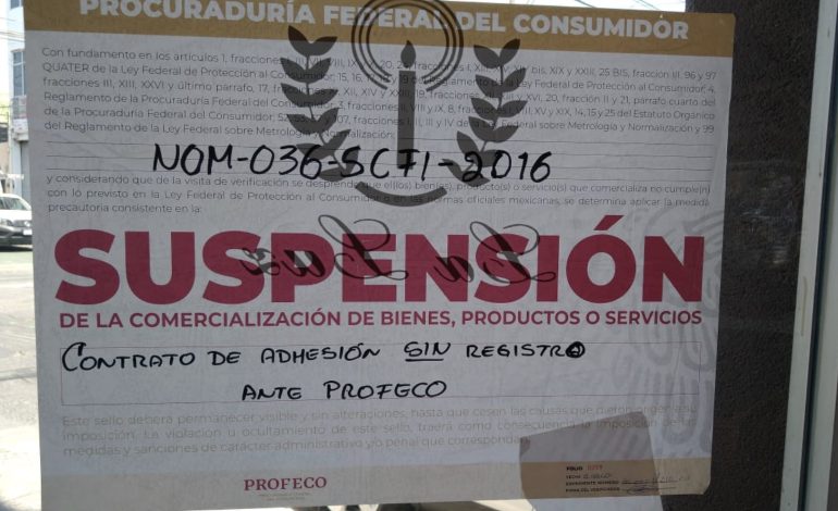  Profeco pide a comercios en SLP actualizar contrato de adhesión