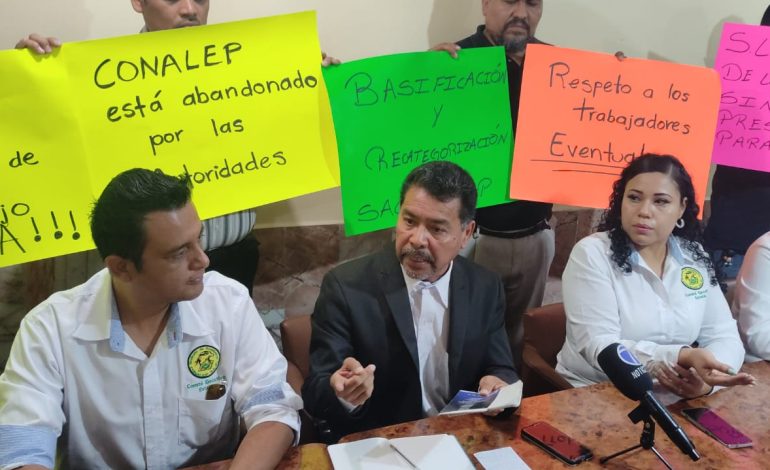  Conalep exige partida presupuestal al Gobierno de SLP; adeuda 33 mdp