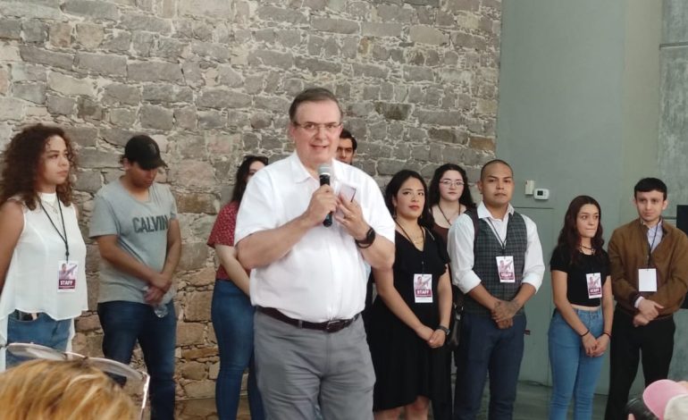  Atareada visita de Marcelo Ebrard a SLP