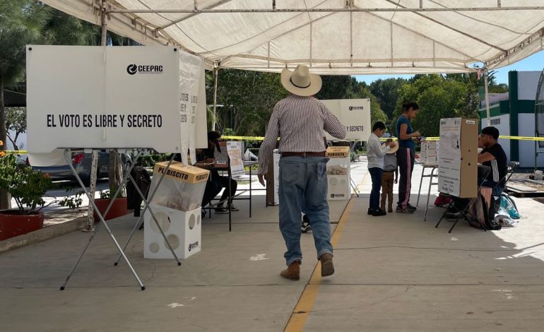  Apenas el 9.89% de los habitantes de Villa de Pozos participó en el plebiscito