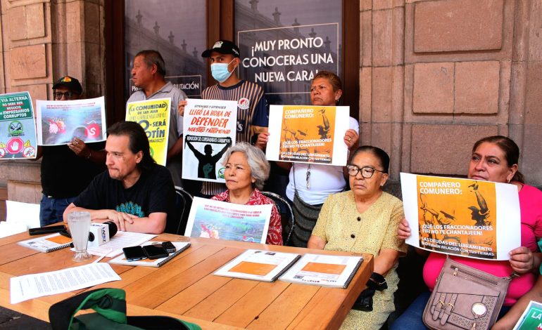  Comuneras exigen a Gallardo dejar de apoyar proyectos que amenazan la Sierra de San Miguelito