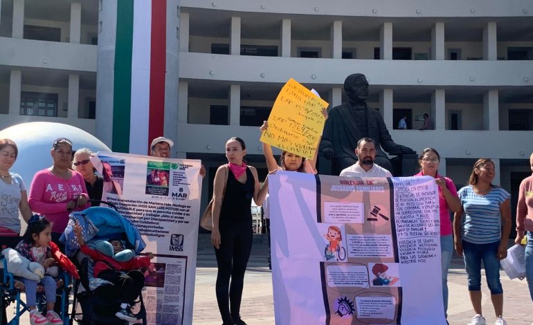  Madres cuidadoras de SLP presentan quejas contra juzgados familiares