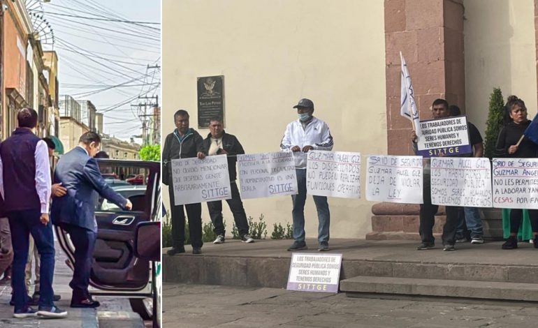  Guzmar González evita protesta del SITTGE