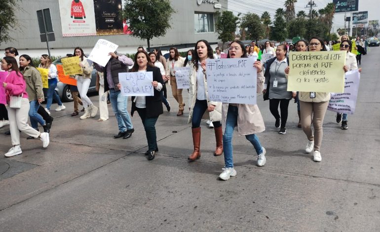  SLP se suma al paro y protesta por fideicomisos del Poder Judicial