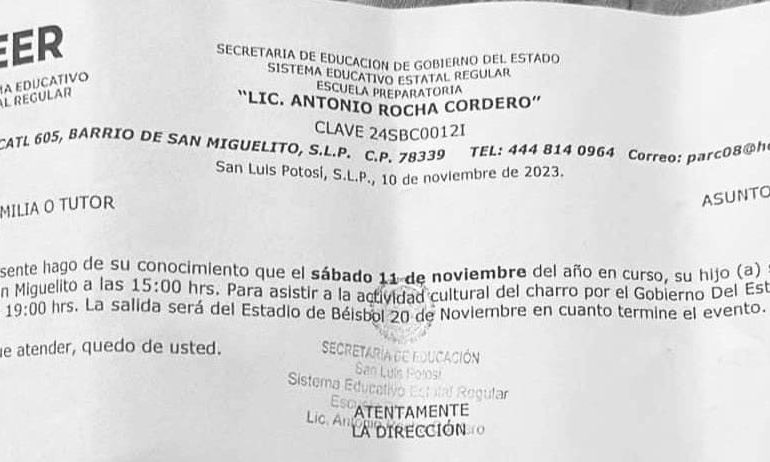  Sigue el acarreo de estudiantes al Nacional Charro durante el fin de semana