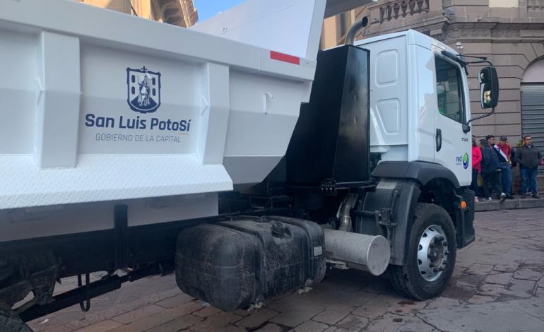  Renuevan equipo de recolección de basura para la capital de SLP