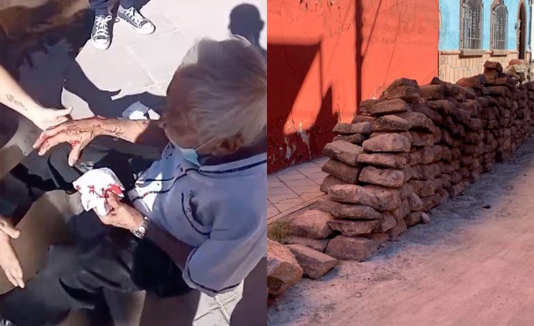  (VIDEO) Obras en San Miguelito ocasionan accidentes a personas de la tercera edad