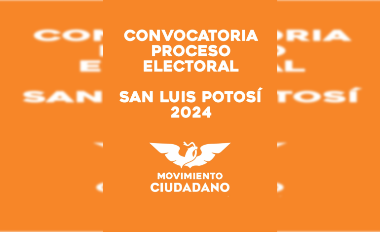  El 16 de enero habrá precandidatos de MC en SLP