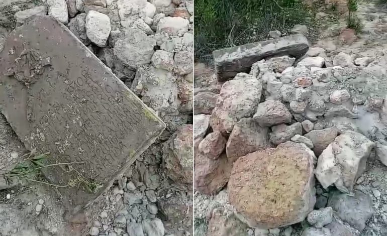  (VIDEO) Nuevamente destruyen monumento en la ANP Sierra de San Miguelito